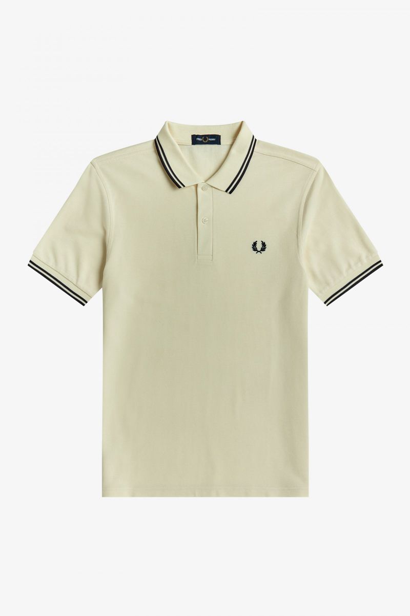 Men's Fred Perry M3600 Polo Shirts White | 8470265-UM