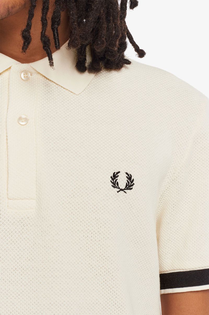 Men's Fred Perry M3807 Polo Shirts White | 2145860-WR