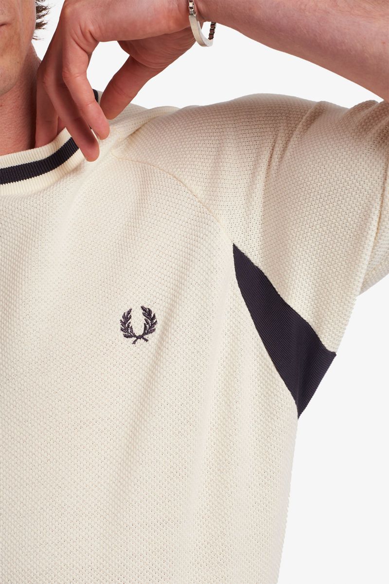 Men's Fred Perry M3844 T-Shirts White | 2514986-HA