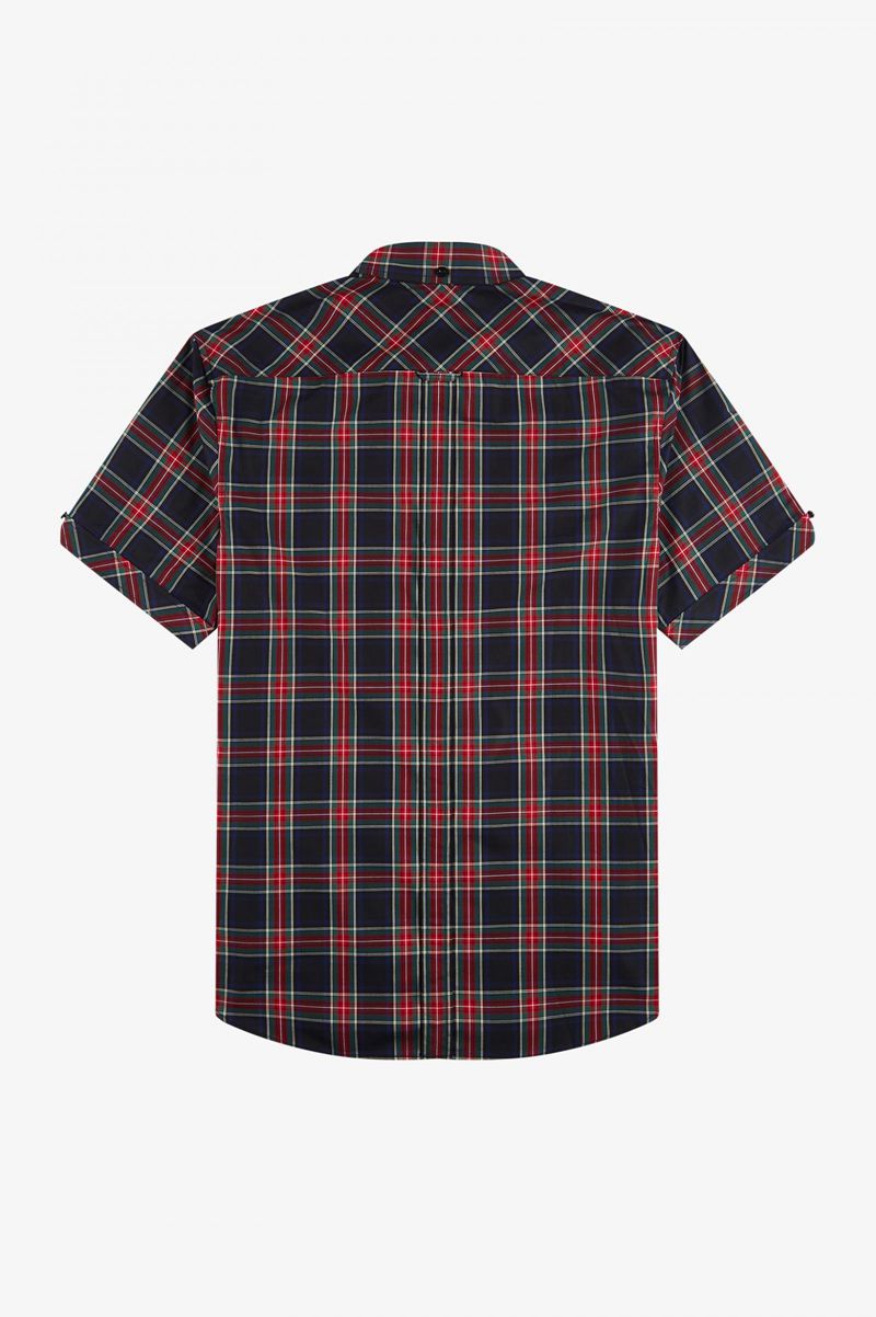 Men's Fred Perry M3849 Shirts Black | 8491350-IX