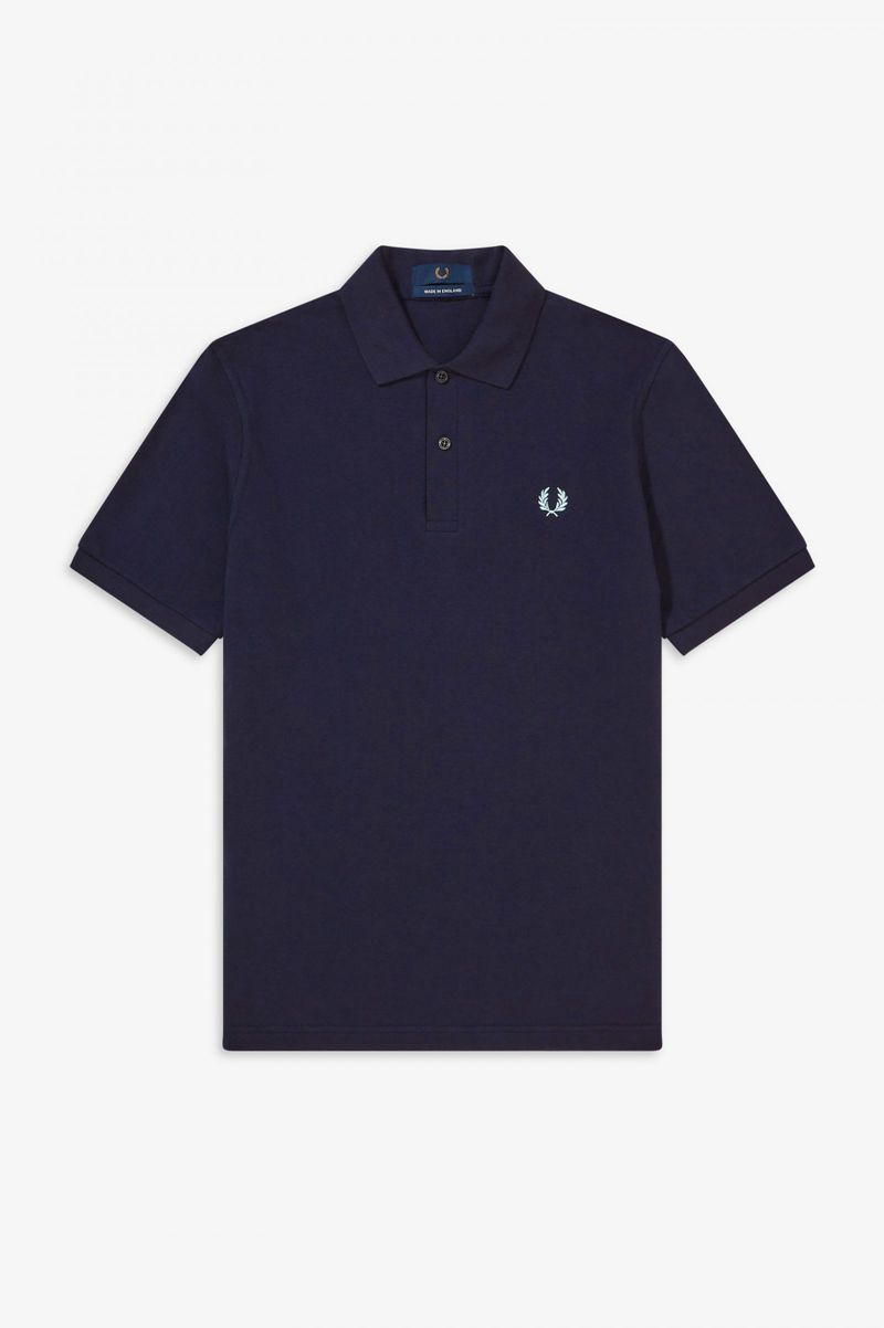 Men's Fred Perry M3 Polo Shirts Navy | 5204968-VQ