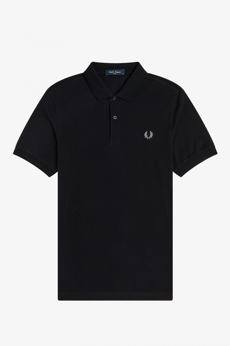 Men's Fred Perry M6000 Polo Shirts Black | 8321956-FV