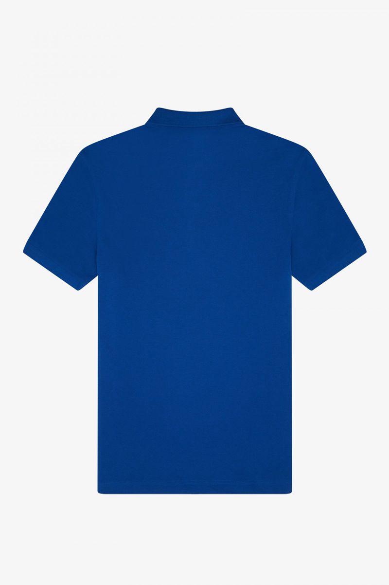 Men's Fred Perry M6000 Polo Shirts Blue | 4539062-OQ