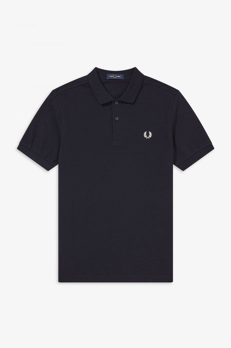 Men's Fred Perry M6000 Polo Shirts Navy | 9146230-NK