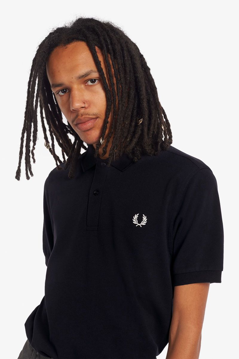 Men's Fred Perry M6000 Polo Shirts Navy | 9146230-NK