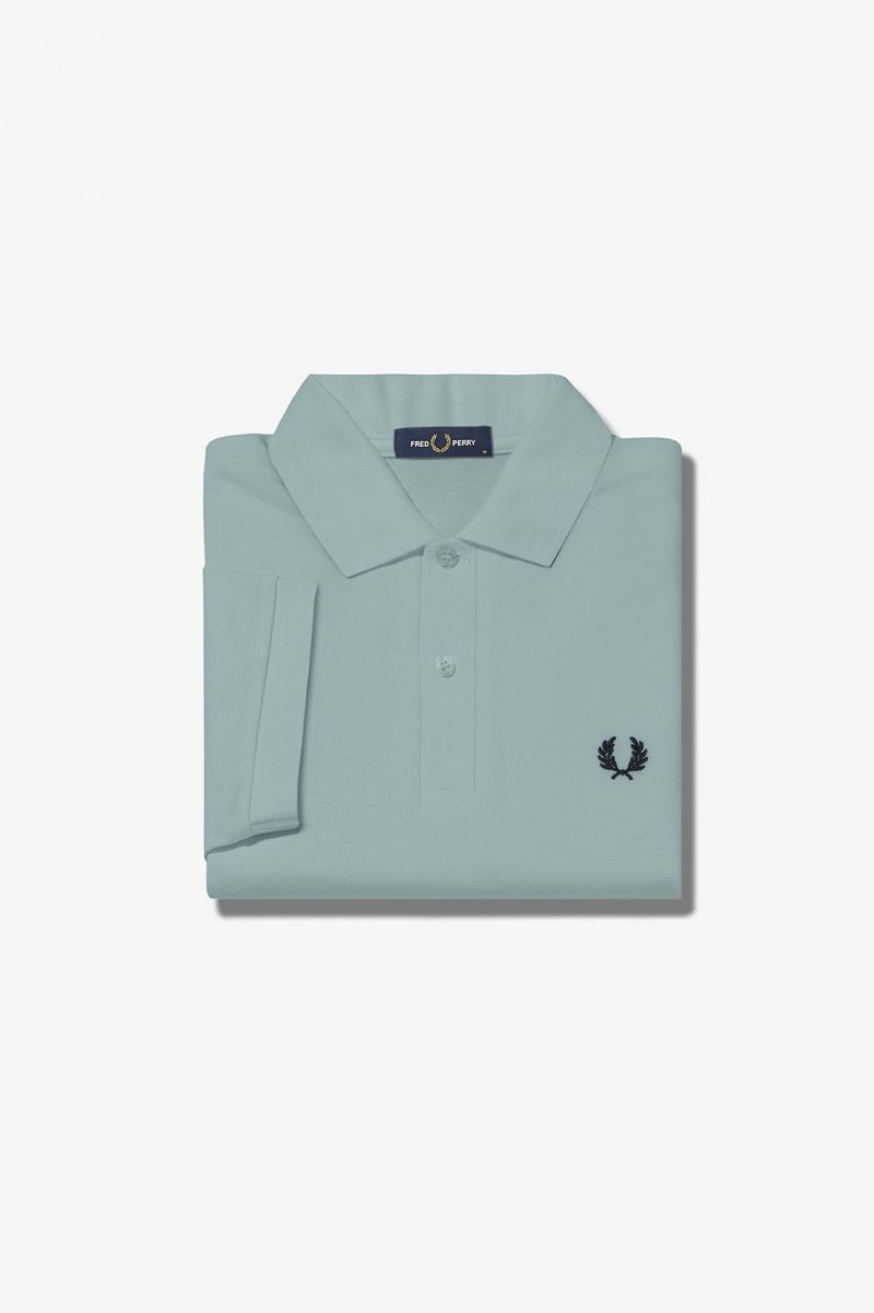 Men's Fred Perry M6000 Polo Shirts Silver Blue | 7364912-OY