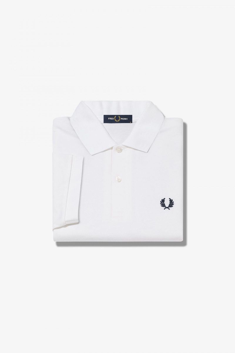 Men's Fred Perry M6000 Polo Shirts White | 8697031-UQ