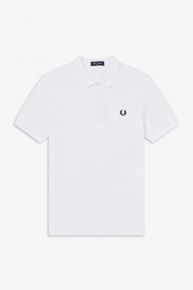 Men's Fred Perry M6000 Polo Shirts White | 8697031-UQ