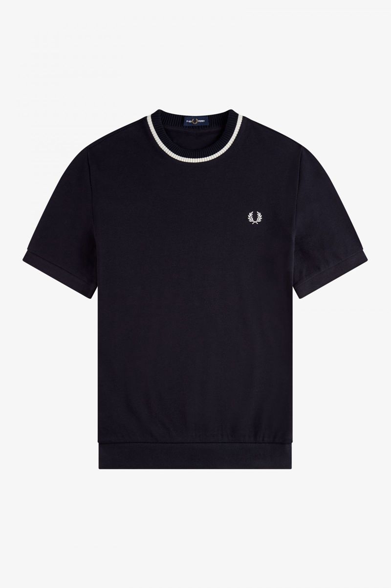 Men's Fred Perry M7 T-Shirts Navy | 3509178-JB