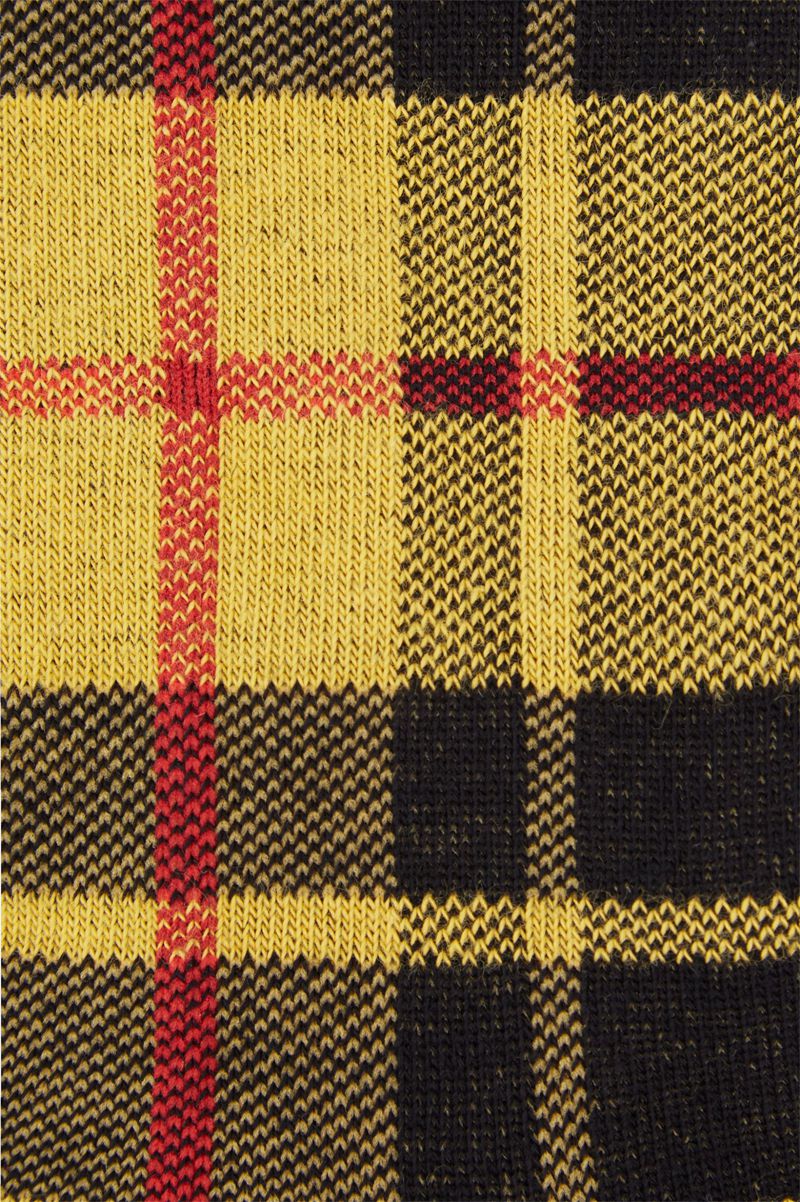 Men's Fred Perry Macleod Tartan Socks Light Yellow | 0438716-UJ