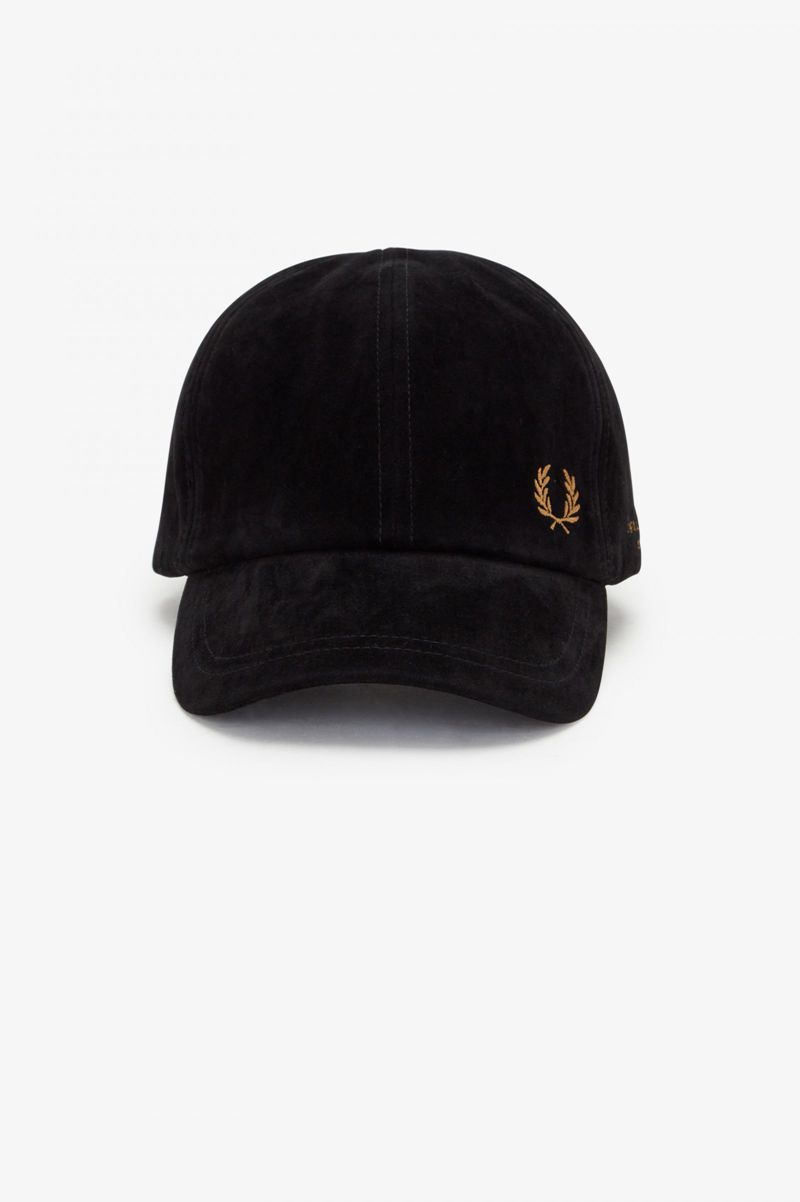 Men's Fred Perry Microfibre Hats Black | 2839170-CI