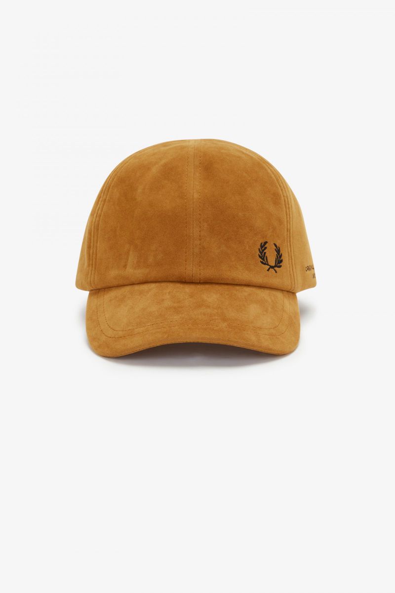 Men's Fred Perry Microfibre Hats Camel | 0692534-KS