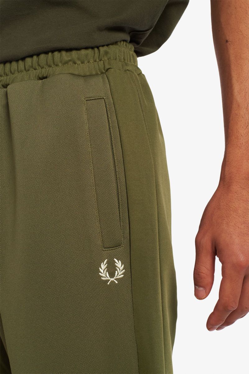 Men's Fred Perry Panelled Track Pants Green | 0184923-CF