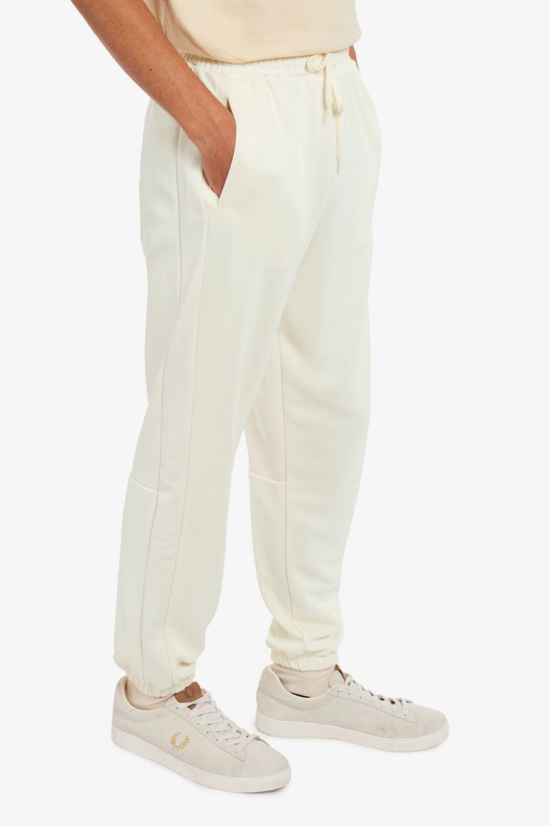 Men\'s Fred Perry Panelled Track Pants White | 2047863-HF