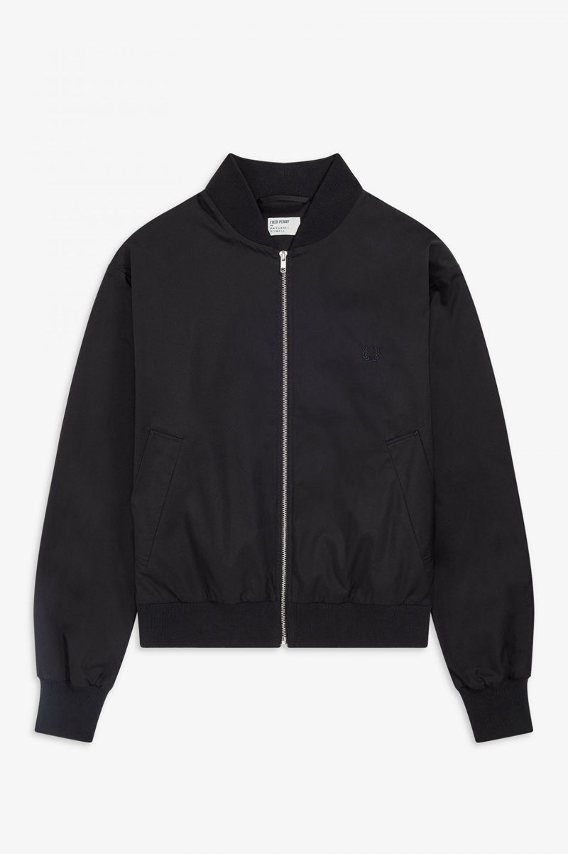 Men's Fred Perry SJ6000 Jackets Black | 8147962-LM