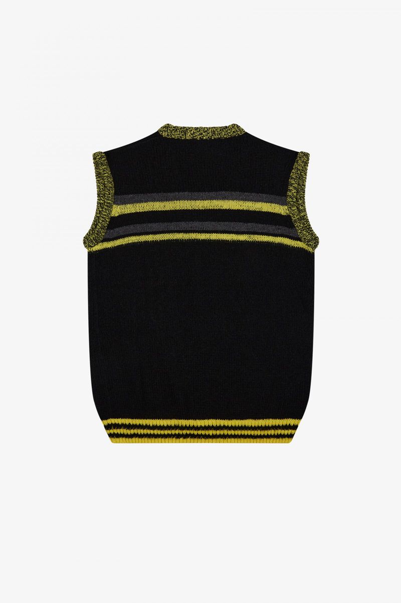 Men's Fred Perry SK1959 Knitwear Black | 8942063-IR