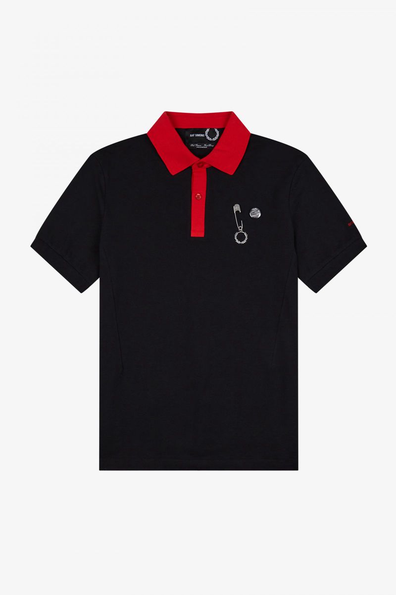 Men's Fred Perry SM1944 Polo Shirts Black | 3526408-VU