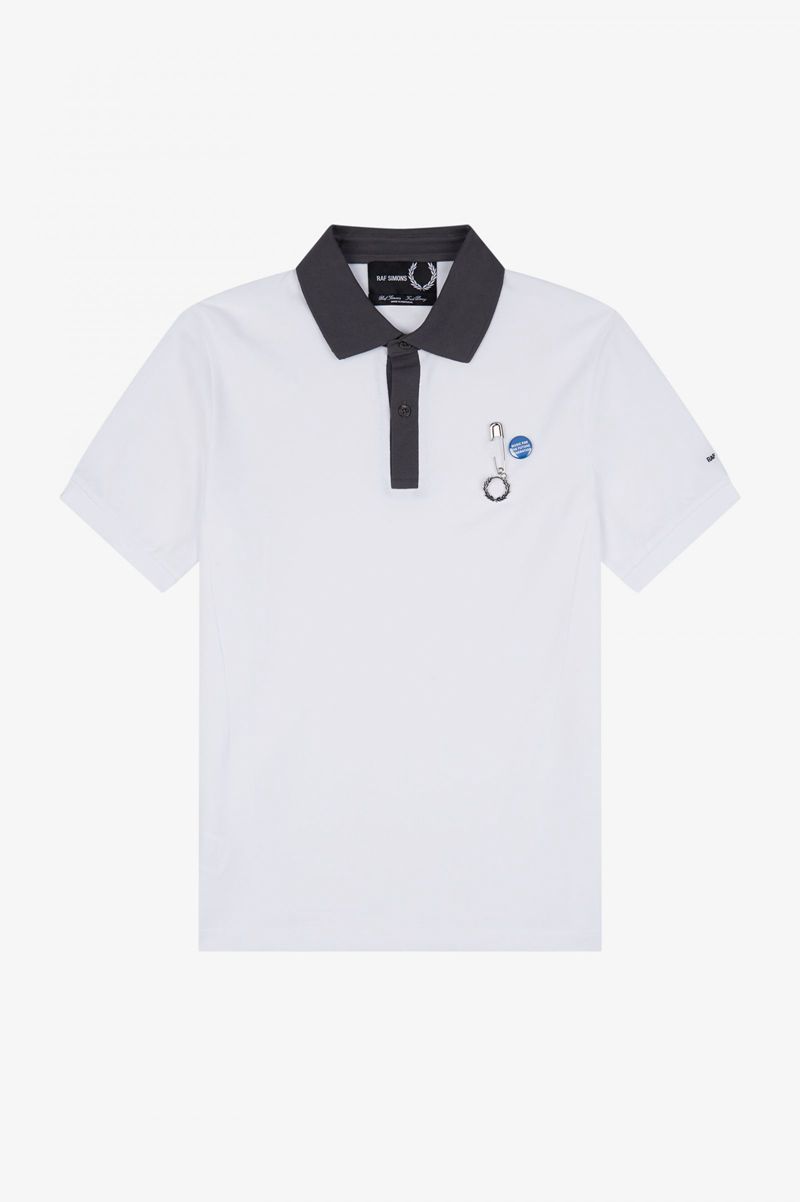 Men's Fred Perry SM1944 Polo Shirts White | 4391502-JV