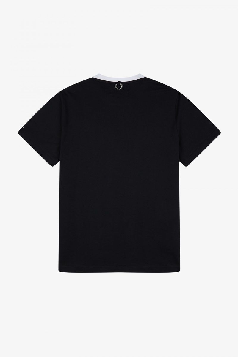 Men's Fred Perry SM1949 T-Shirts Black | 4712865-WA