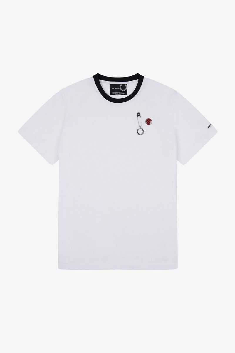 Men's Fred Perry SM1949 T-Shirts White | 0239645-XA