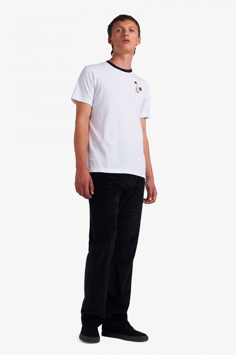 Men's Fred Perry SM1949 T-Shirts White | 0239645-XA