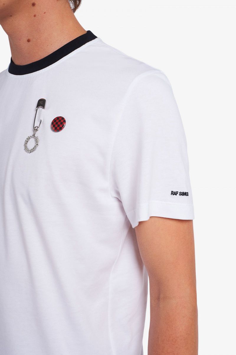 Men's Fred Perry SM1949 T-Shirts White | 0239645-XA