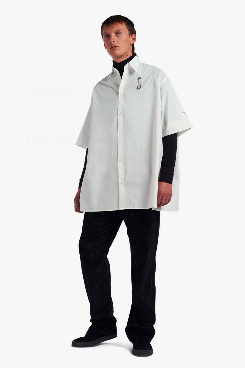 Men's Fred Perry SM1958 Shirts White | 9740812-GH