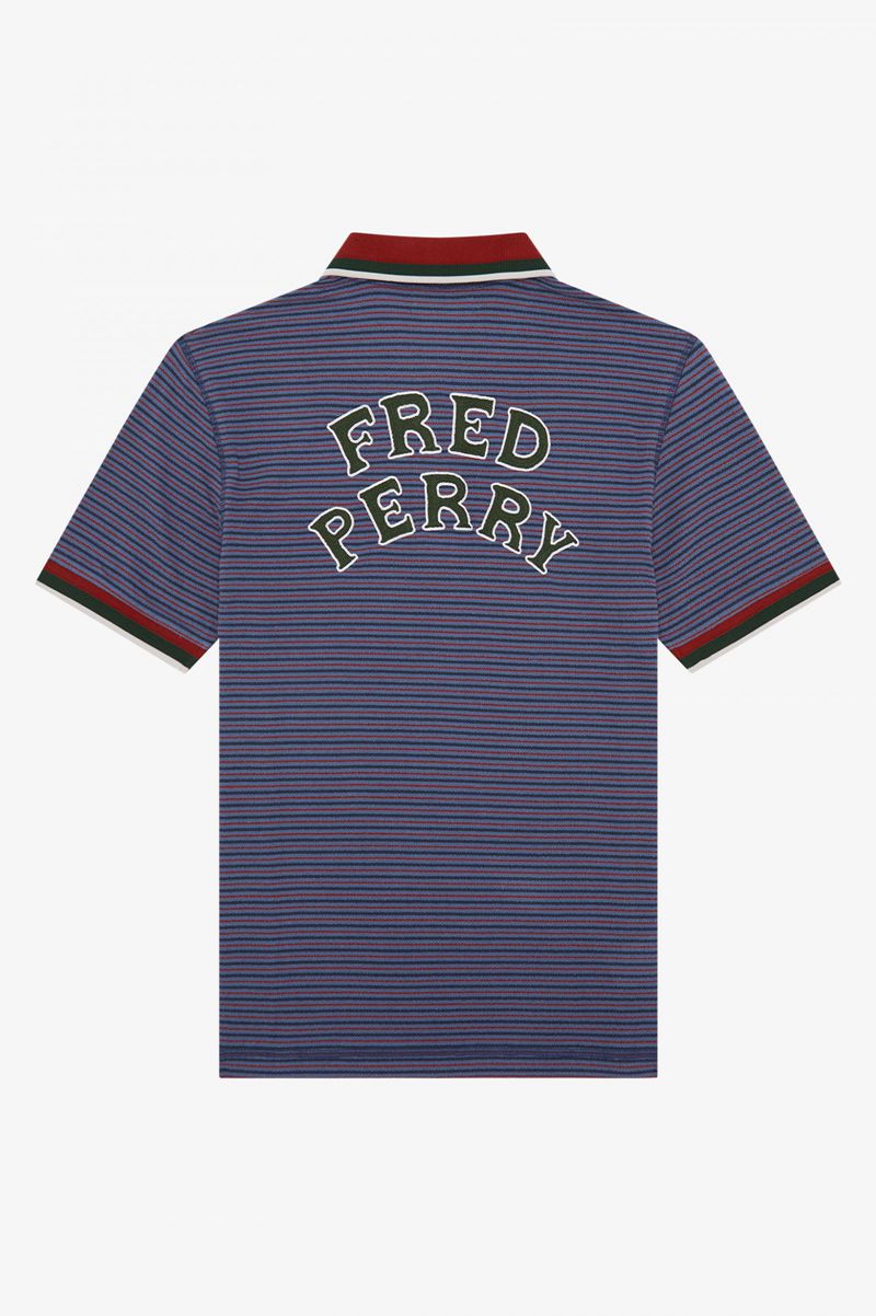 Men's Fred Perry SM3030 Polo Shirts Navy | 0218375-SM