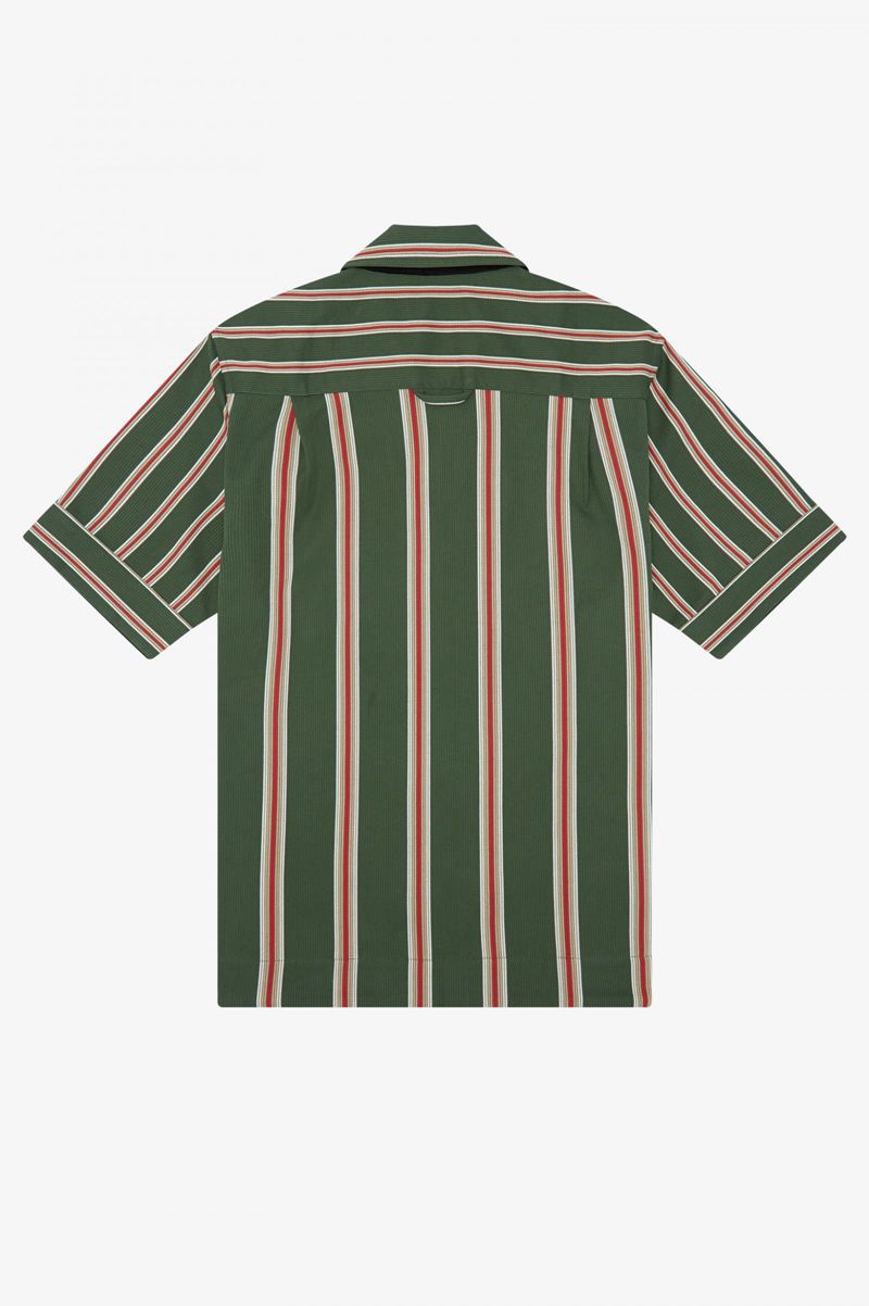 Men's Fred Perry SM3032 Shirts Green | 6125789-PL