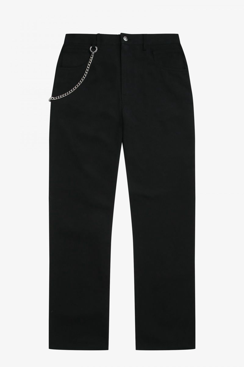 Men\'s Fred Perry ST1961 Pants Black | 0297834-YC