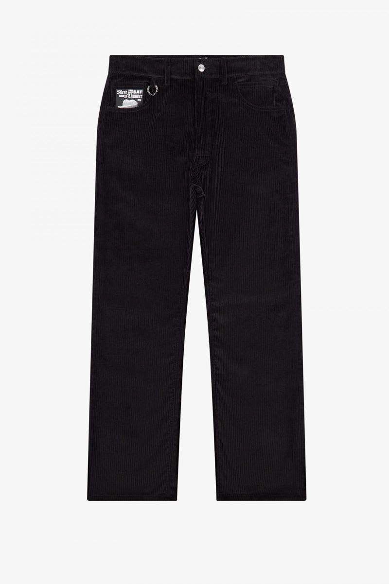 Men's Fred Perry ST1962 Pants Black | 4739512-FV