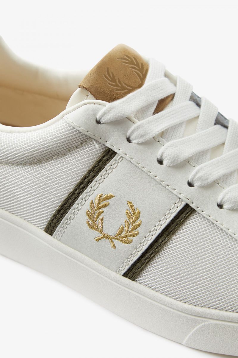 Men's Fred Perry Spencer Shoes White | 0283564-EC