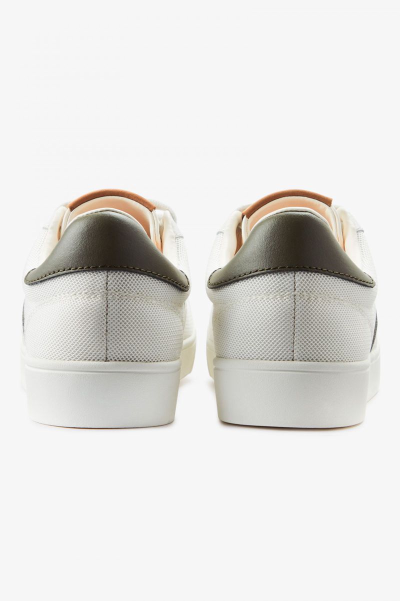 Men's Fred Perry Spencer Shoes White | 0283564-EC