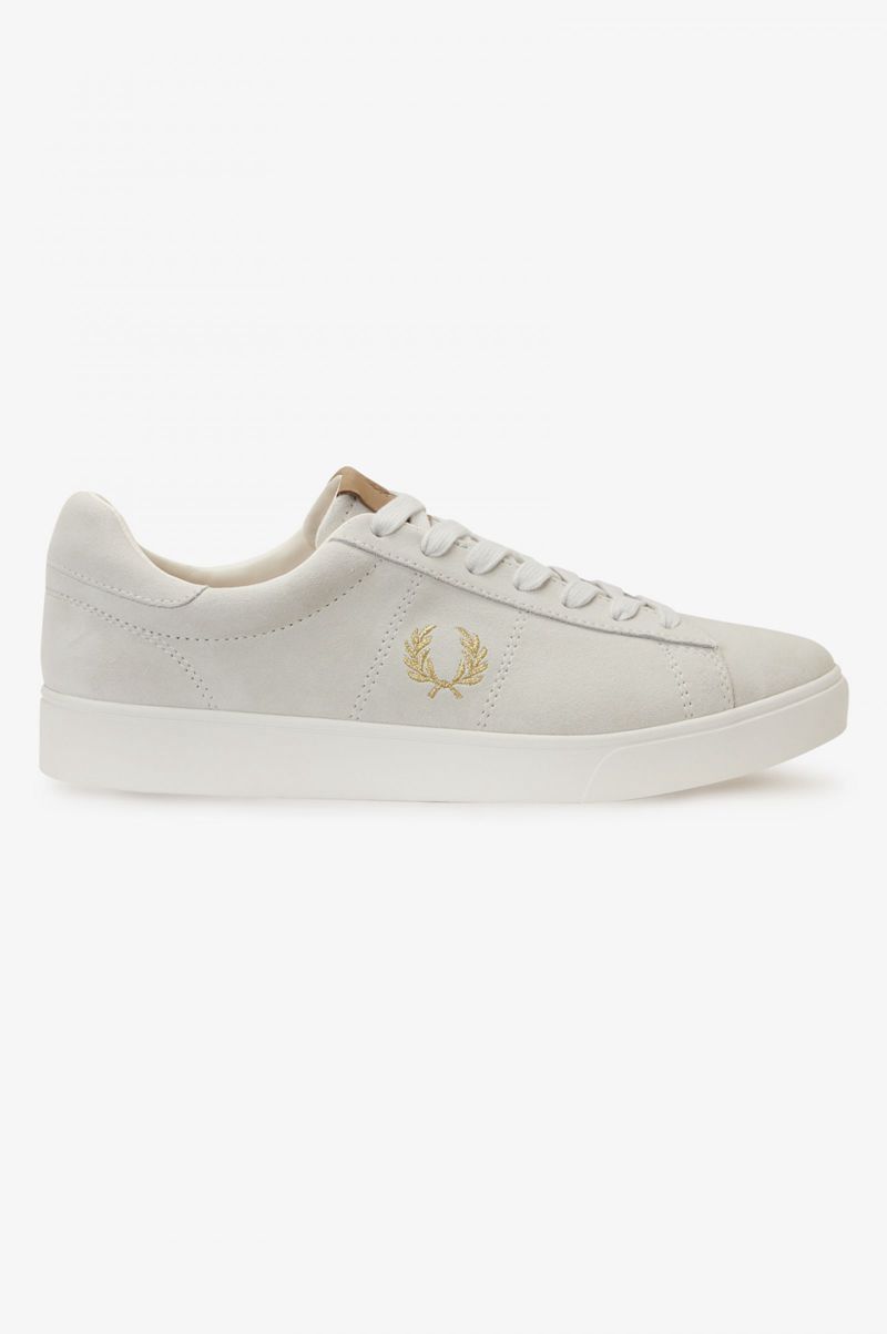 Men\'s Fred Perry Spencer Shoes White | 3562194-OS