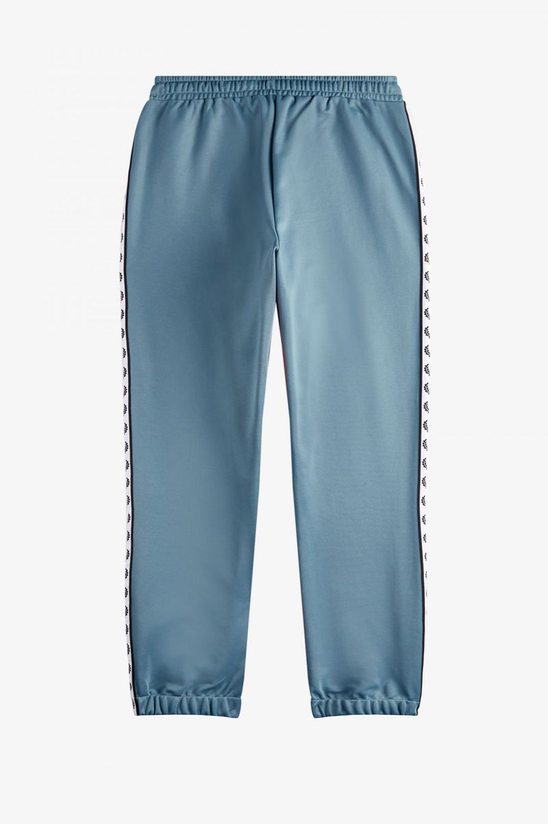 Men's Fred Perry Taped Track Pants Grey Blue | 4798210-FB