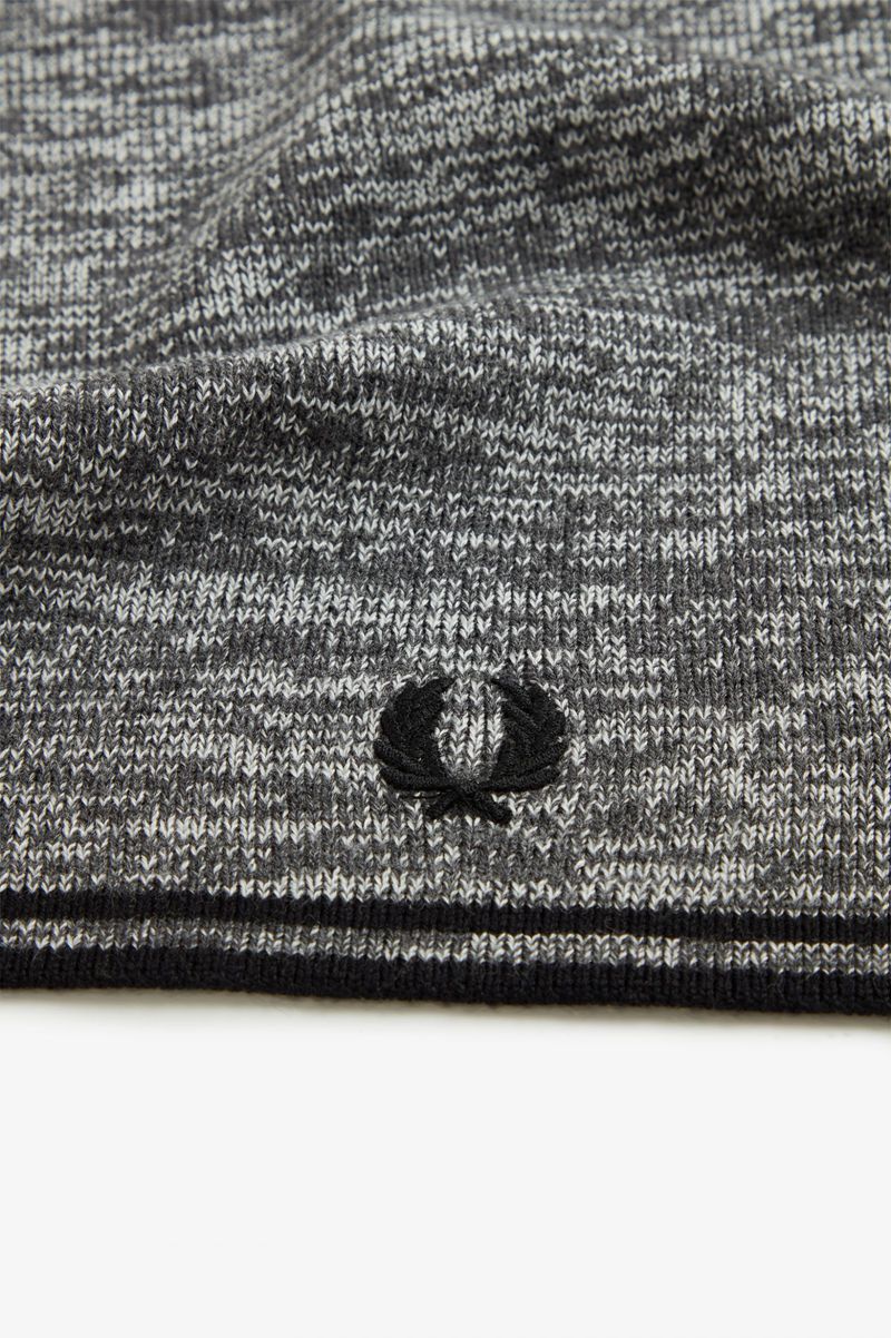 Men's Fred Perry Twin Tipped Merino Wool Scarf Grey | 4921058-EQ