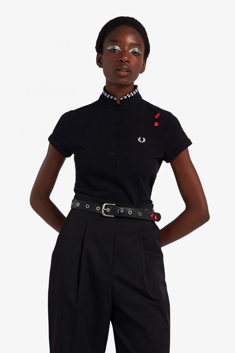 Women's Fred Perry BT2406 Belts Black | 8420695-EU