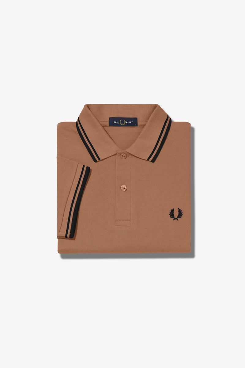 Women's Fred Perry G3600 Polo Shirts Bronze | 0268471-BL