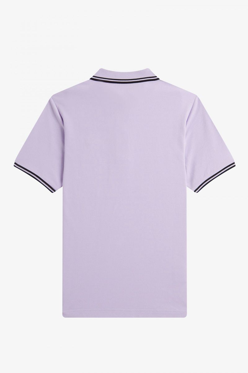 Women's Fred Perry G3600 Polo Shirts Purple | 7483605-DT