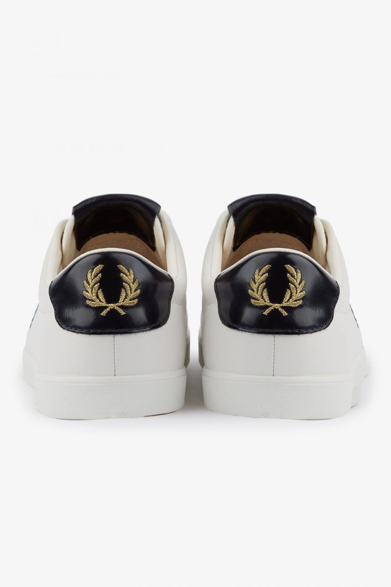 Women's Fred Perry Lottie Shoes White | 2687543-KQ