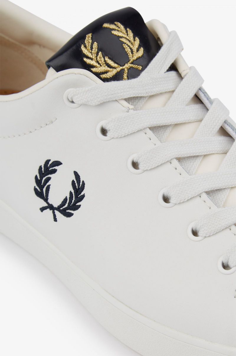 Women's Fred Perry Lottie Shoes White | 2687543-KQ