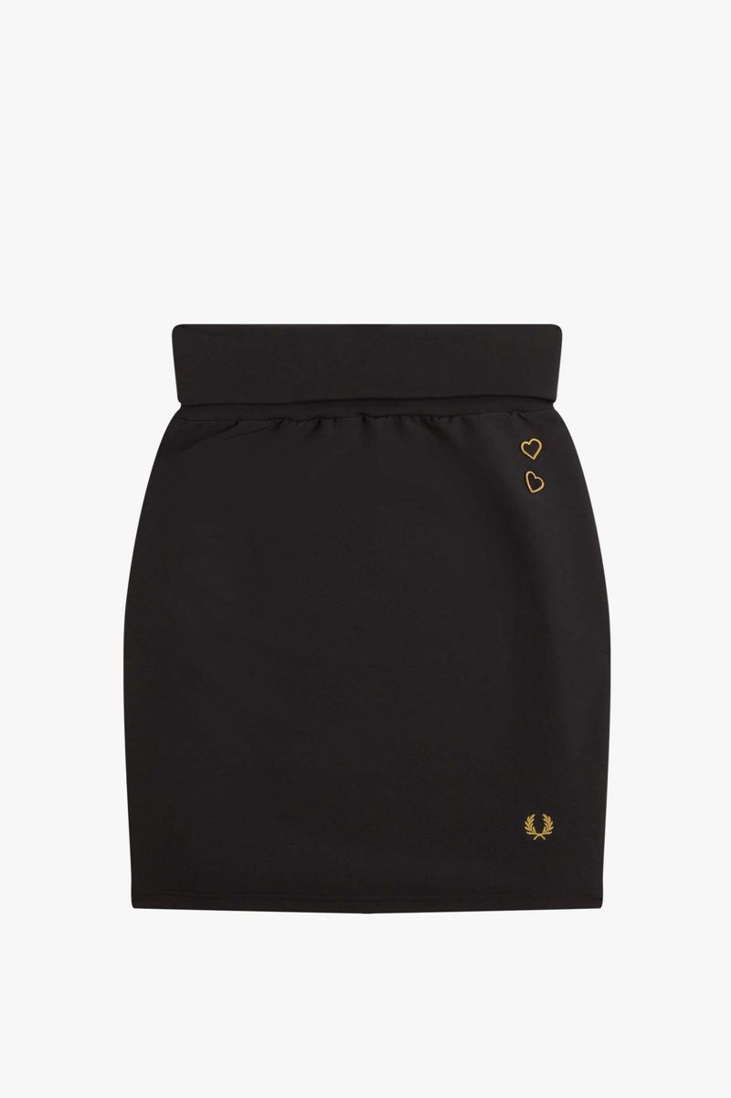 Women's Fred Perry SE3025 Skirts Black | 4639810-NZ