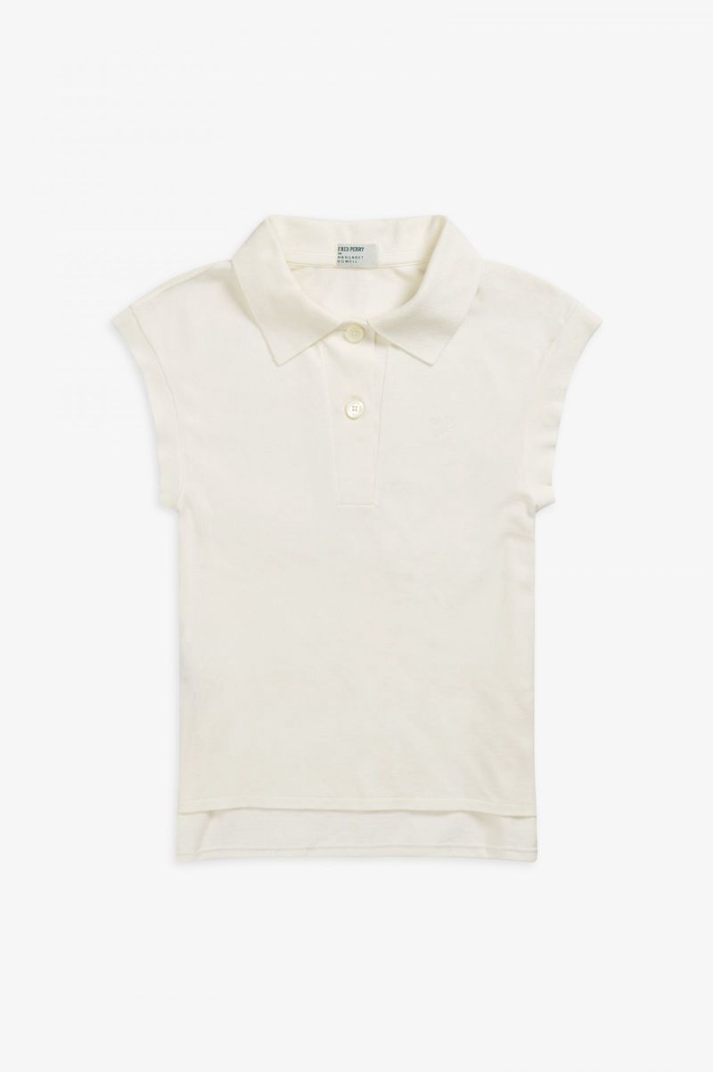 Women's Fred Perry SG6011 Polo Shirts White | 6754981-WF